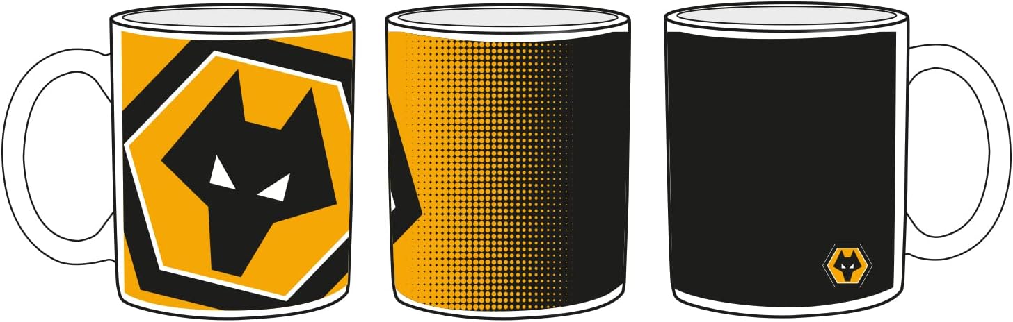 Premier Life StoreWolverhampton Wolves Mug Football Cup - Halftone