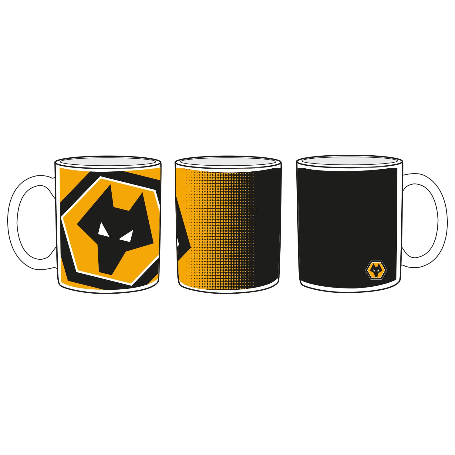 Premier Life StoreWolverhampton Wolves Mug Football Cup - Halftone