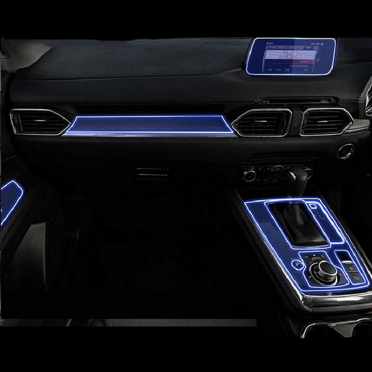 Película protectora de TPU para consola central de Mazda CX-8 2017-2021 juego completo RHD