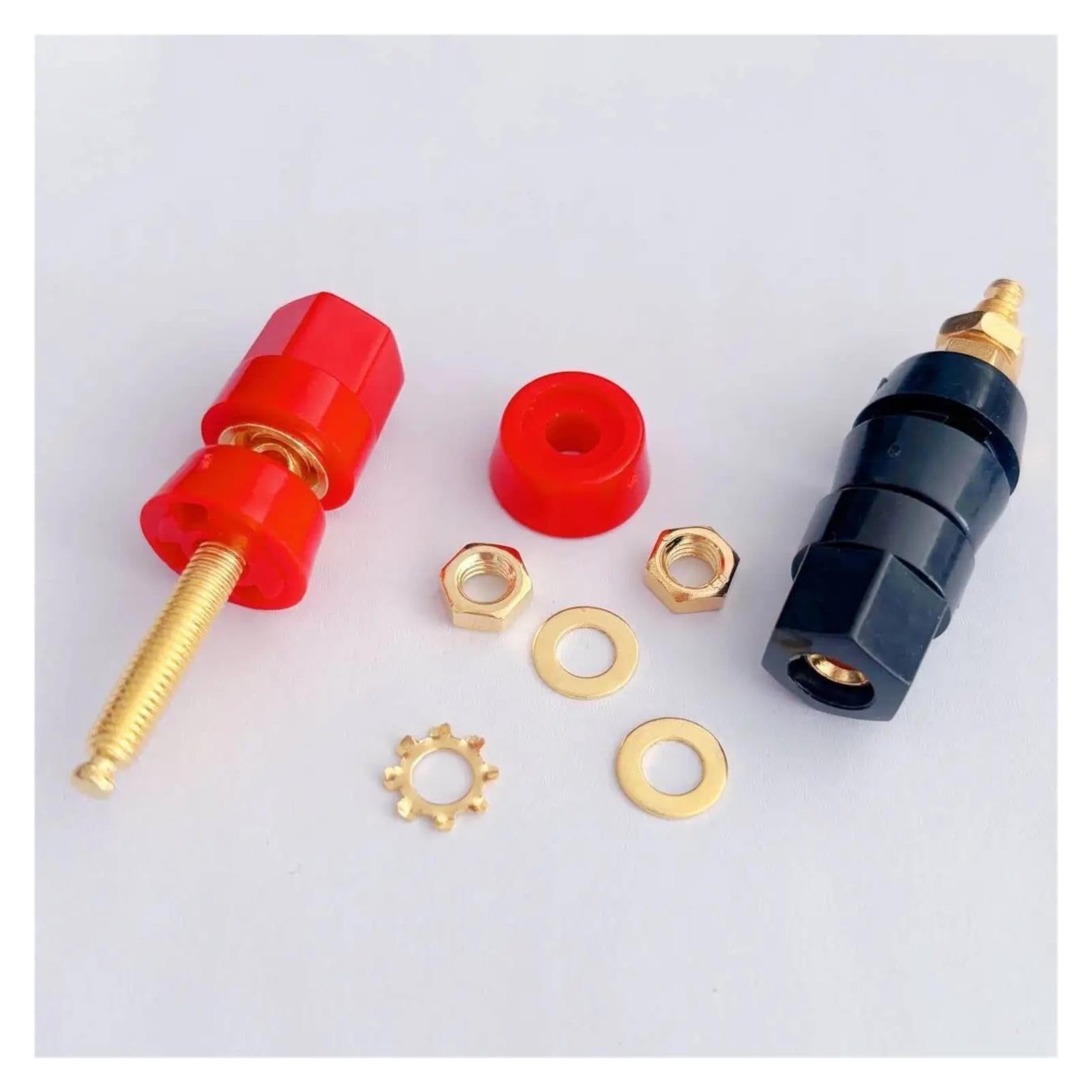 Connecteur de borne de liaison de fiche banane de 4mm, 4/10 pièces