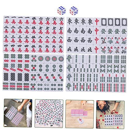 Mini Juego de Mahjong Portátil para Viaje miniatura 6