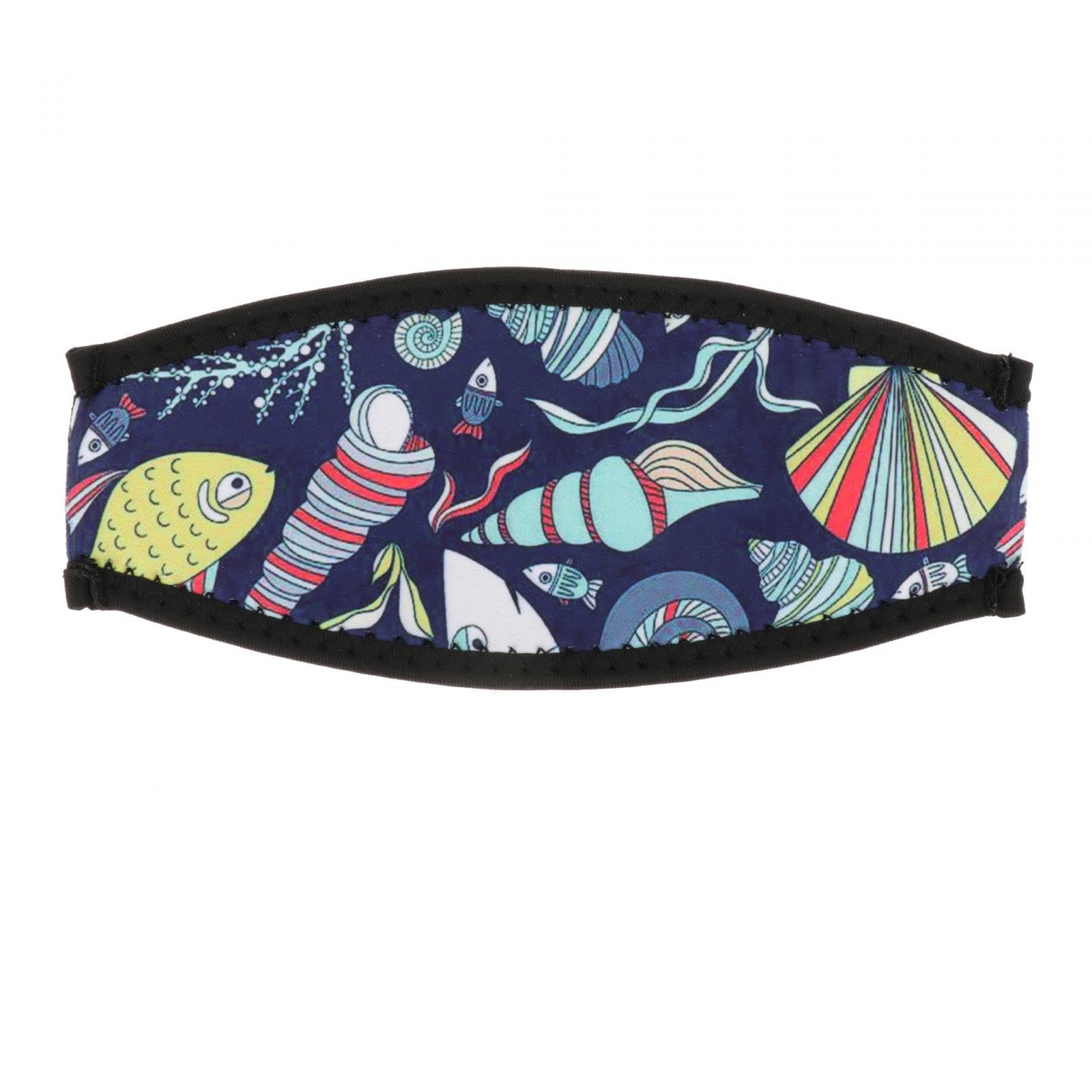 Neoprene Mask Strap Cover Wrapper Soft Diving Mask Strap for Snorkeling Marine Life | Water Sports | Scuba & Snorkeling | Masks-image-23