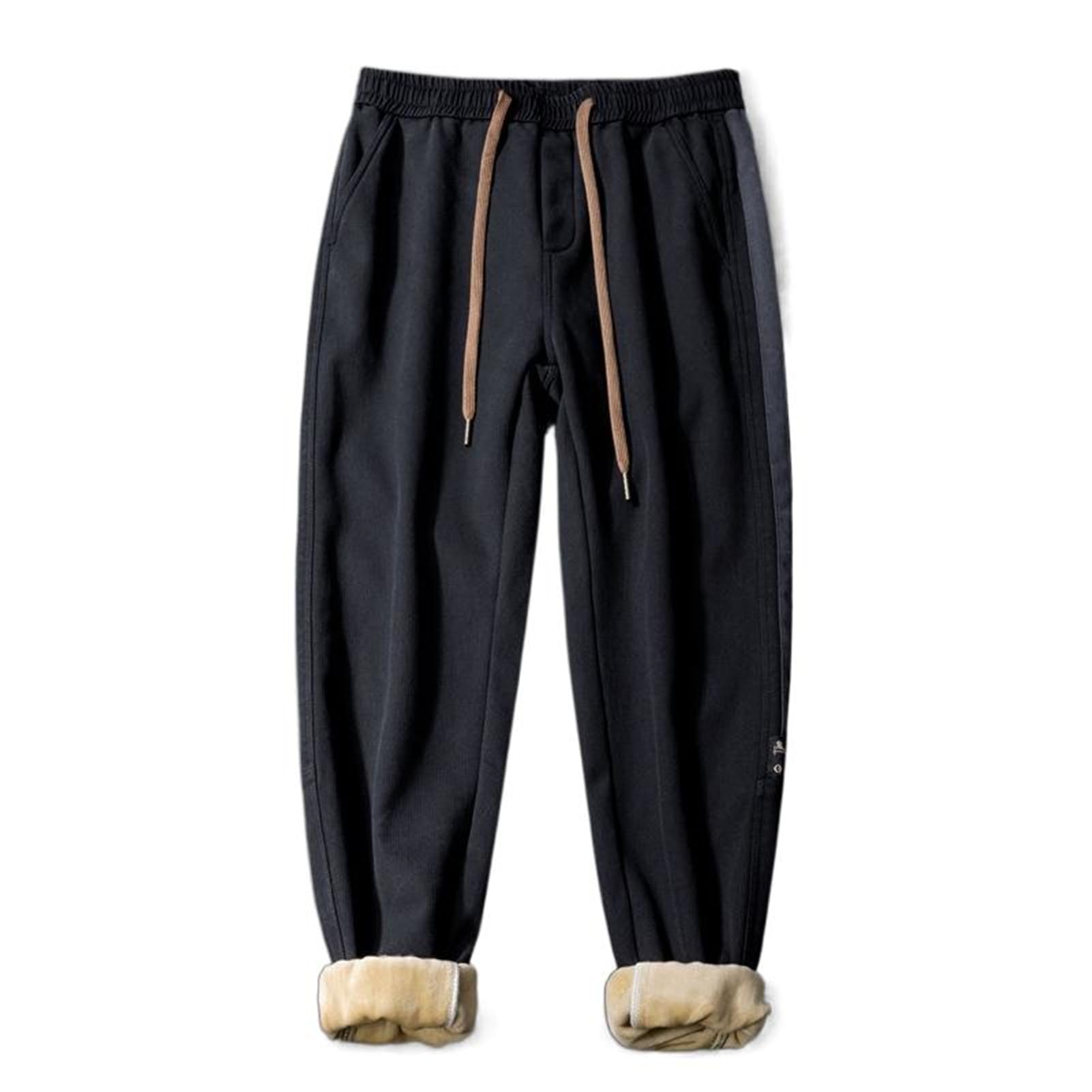 Pantaloni da Lavoro per Uomini, Pantaloni Casual Lunghi Larghi per Autunno Inverno