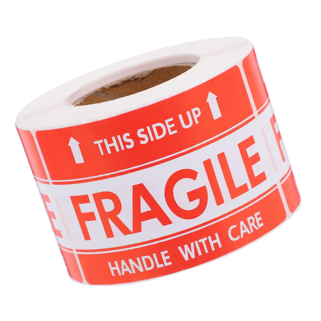 VILLCASE Package Stickers 500 Labels/roll Fragile and up Do Not Press Stickers Moving Tape for Boxes Easy Peel