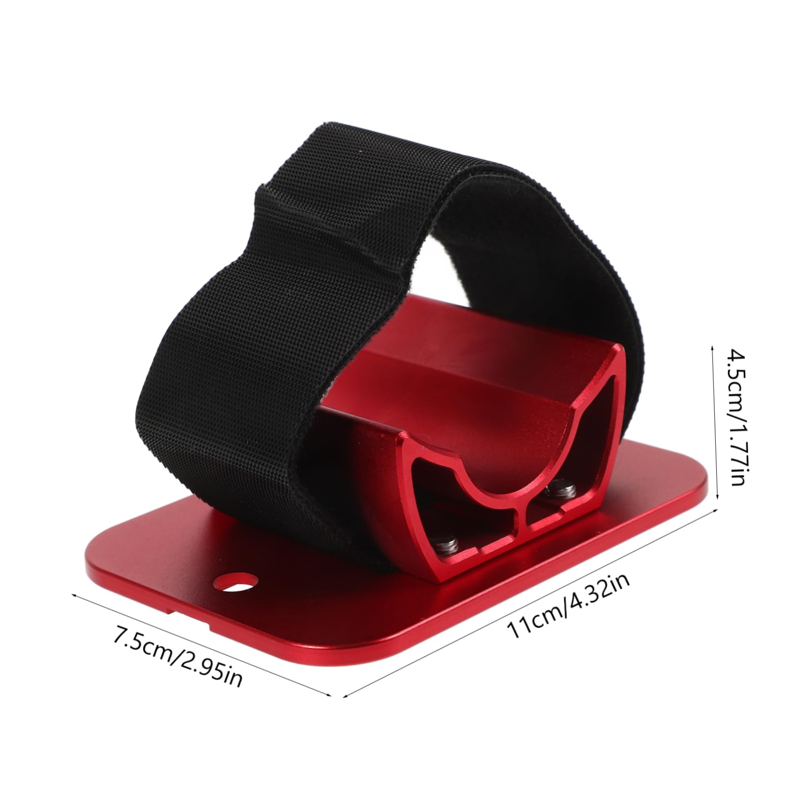 KICHOUSE Car Bike Rack Mount Rear Wheel Clamp Universal Bike U-Bolt Clamps Easy Mounting