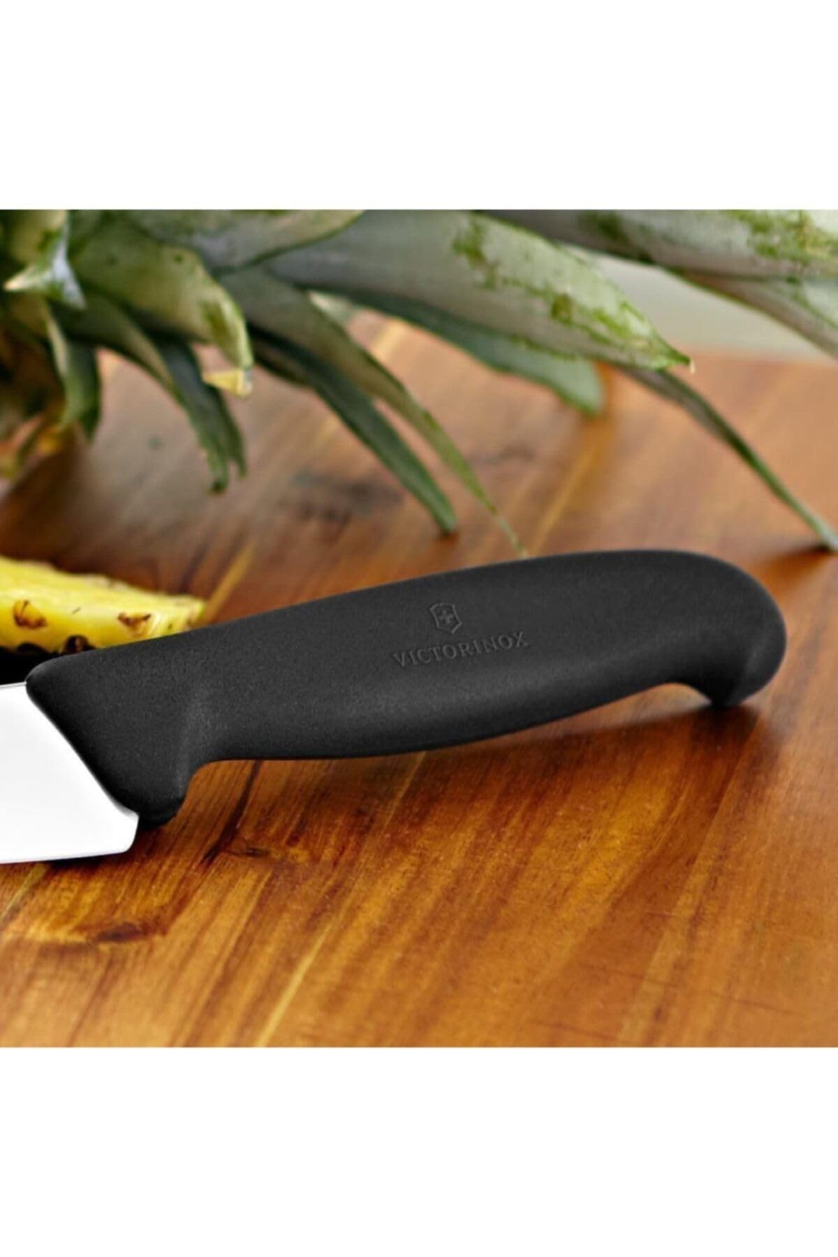 Victorinox mutfak bıçağı Fibrox Safety burun Stechmesser Norm. schl. Siyah 18 cm, 5.5503.18l