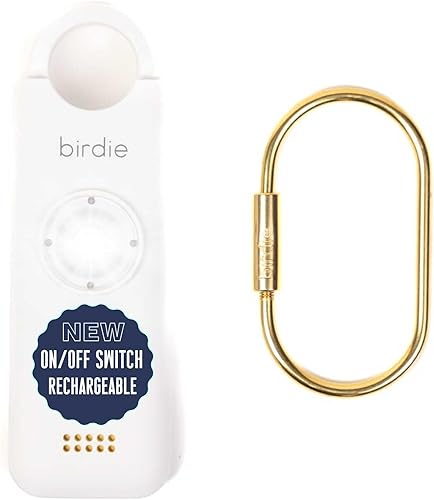 Miniatura 18 de She's Birdie - La alarma de seguridad personal original para mujeres - Sirena fuerte, luz estroboscópica y llavero para defensa personal