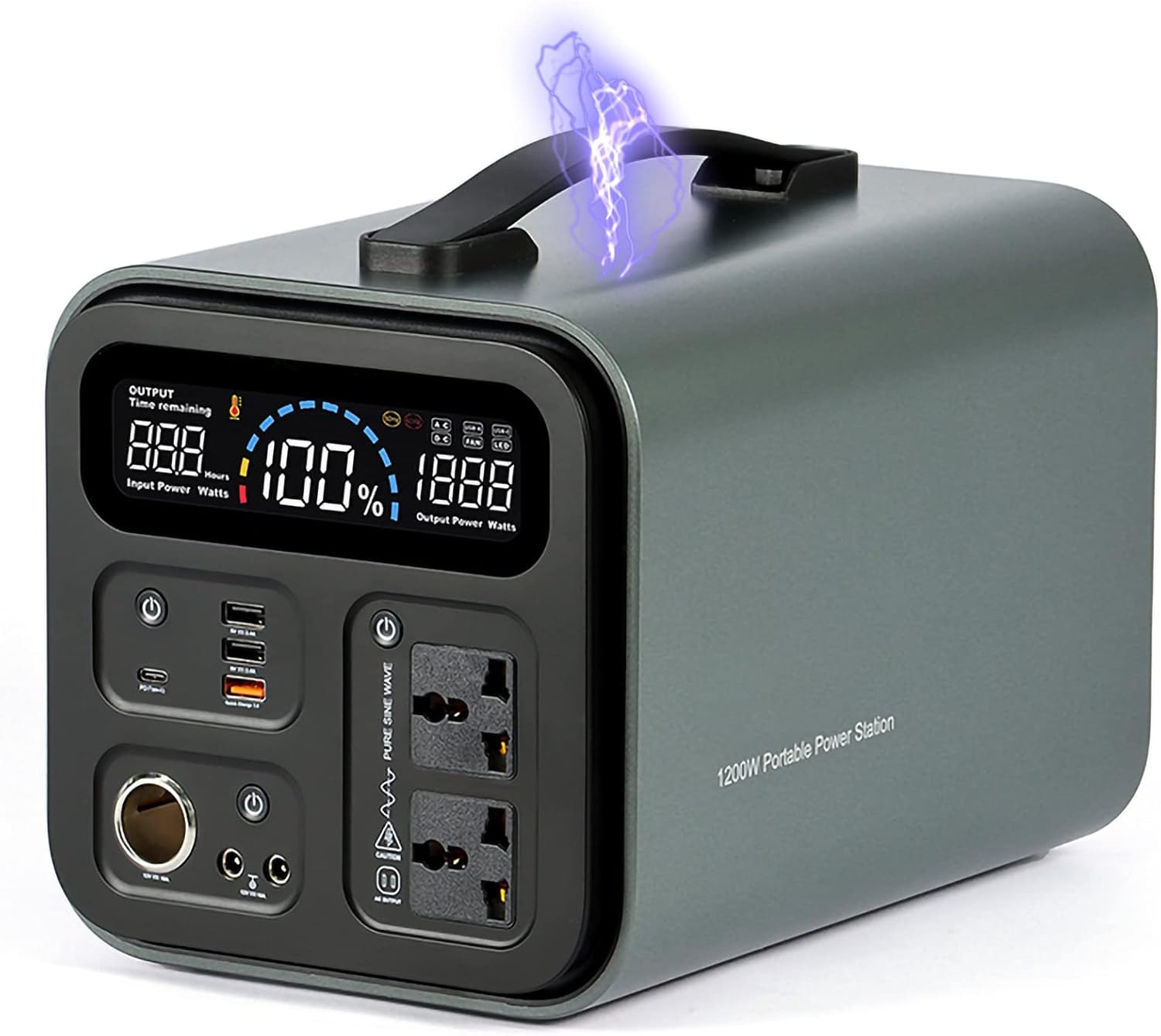 1100W Outdoor Mobile Portable Highpower Energy Storage Power Supply