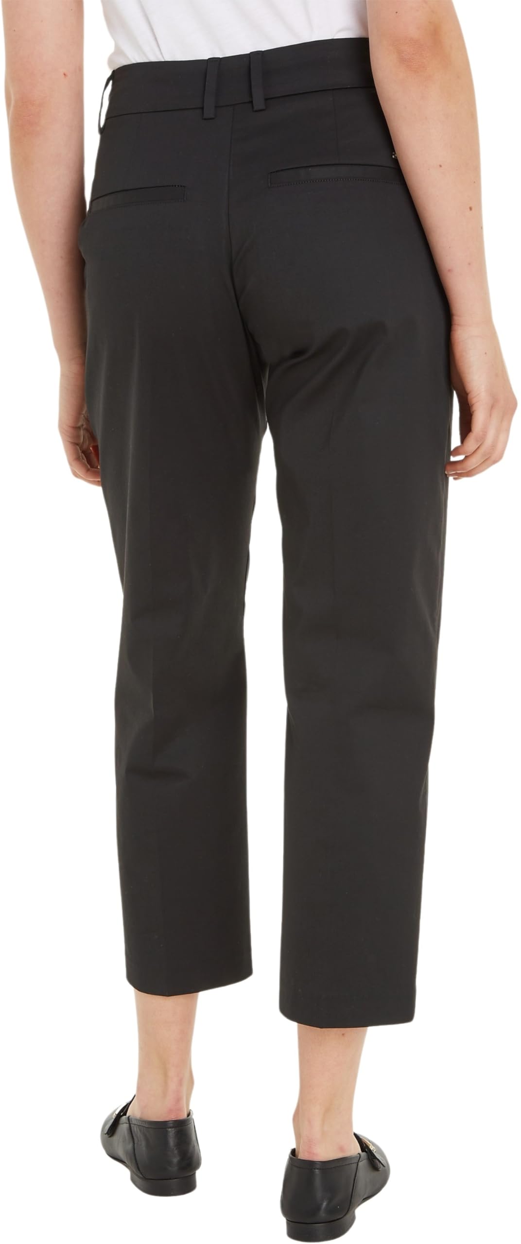 Tommy Hilfiger Damen Chino Hose Md Core Slim Straight Pant Slim Fit