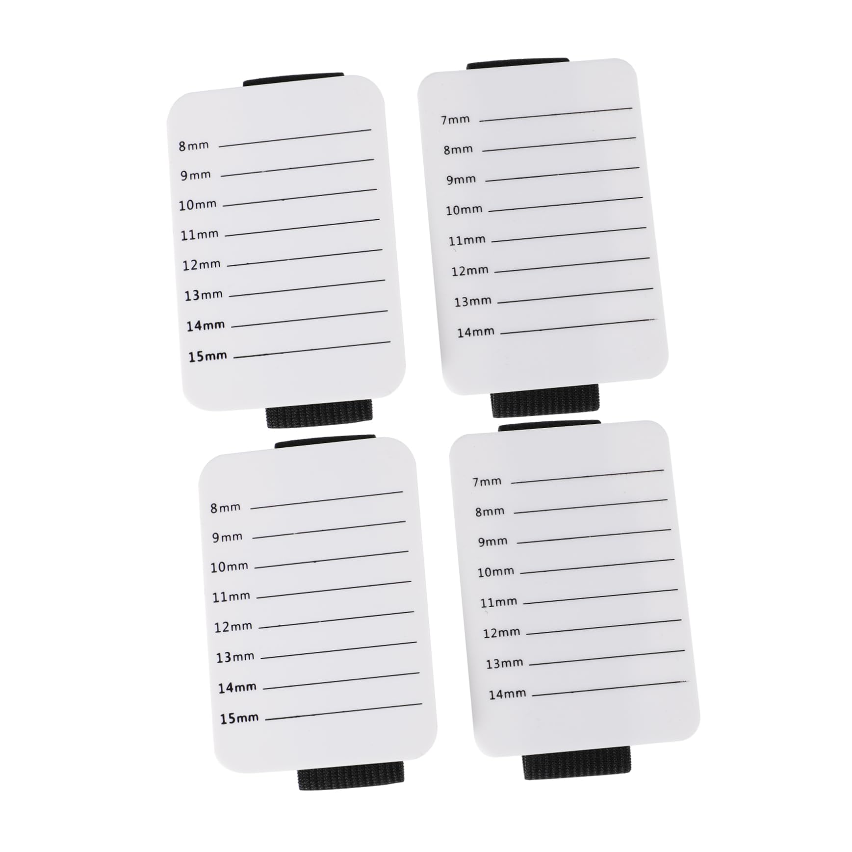 Baluue Eyelash Extension Pallet with Hand Strap 4pcs Lash Grafting Holder Easy to Use for Levels