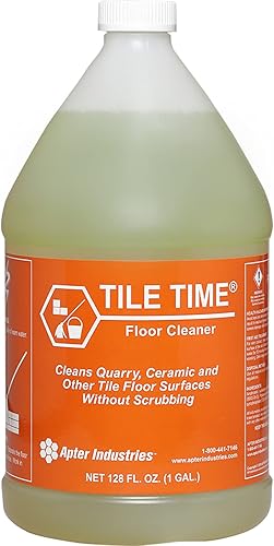 Tile Time - Limpiador de suelos, para canteras, cerámica y todos los demás pisos, elimina aceite, grasa y sal de carretera, sin frotar, 2 onzas (1