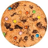 Vessia Manta gigante de galletas, divertida decoración redonda del hogar para todas las