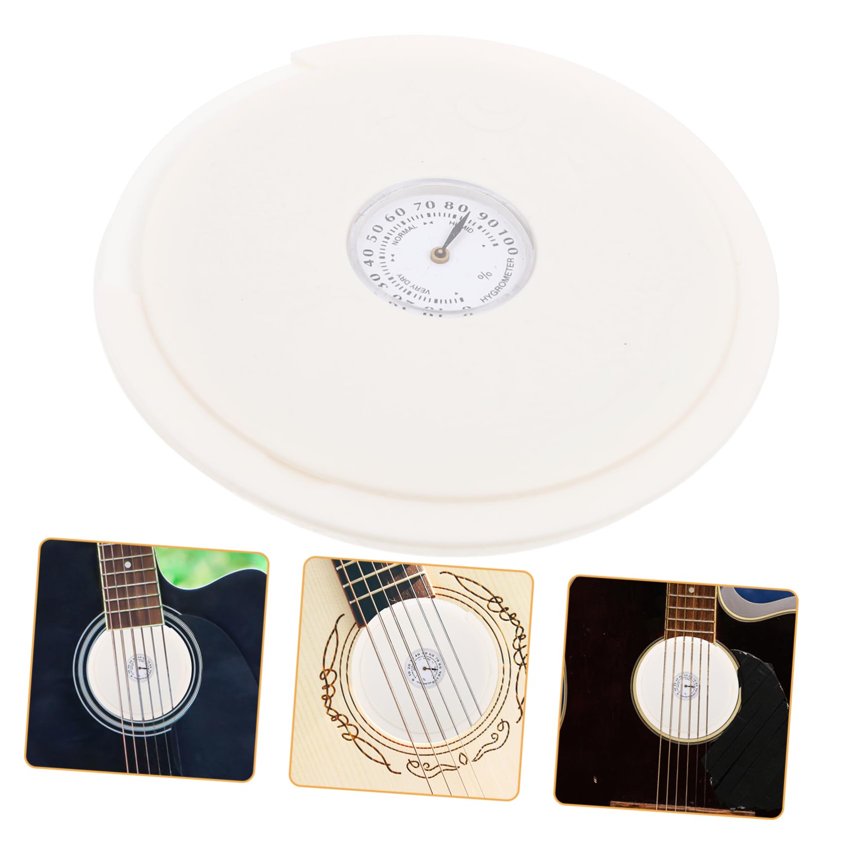 Yardwe Acoustic Guitar Maintenance Kit Guitar Humidifier Soundhole Humidifiers Hygrometer