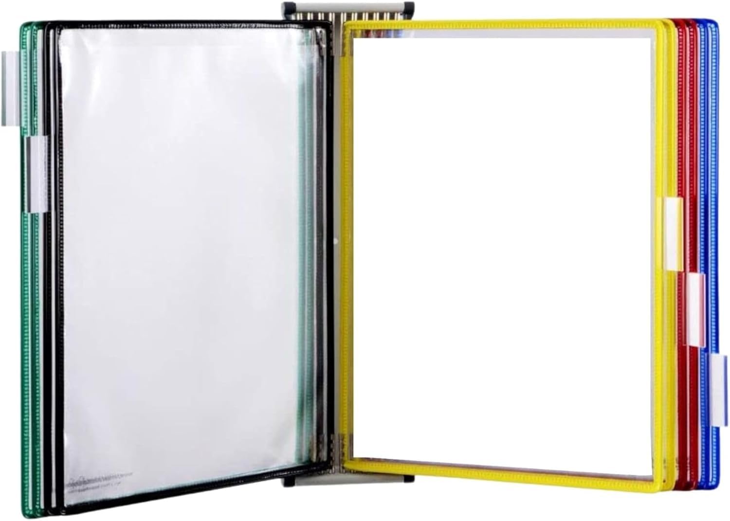 Tarifold - Sistema di riferimento a parete, 10 pannelli bifacciali, formato lettere, colori assortiti, capacità 20 fogli (W291)