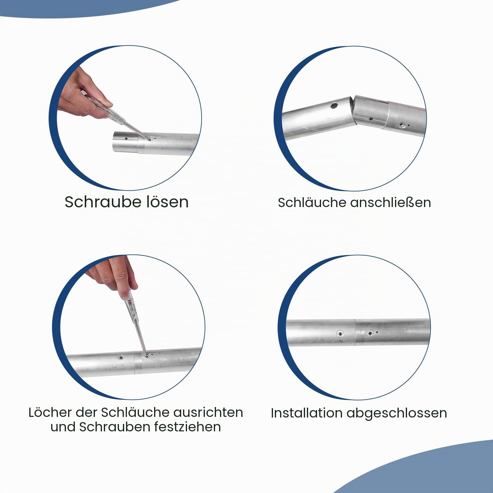 fotoconic 10 ft/3 m Metall Tube Querträger für elektrische, der manuelle Studio Hintergrund Support System