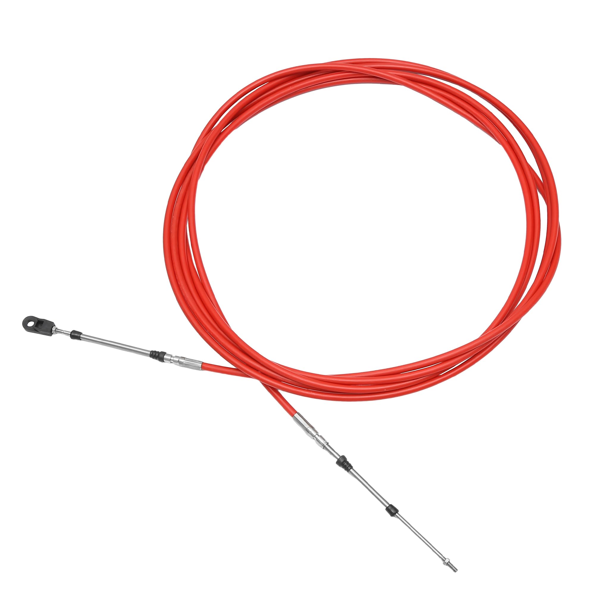 X AUTOHAUX 700cm 24FT 33C/3300 Marine Boat Throttle Shift Control Cable Red