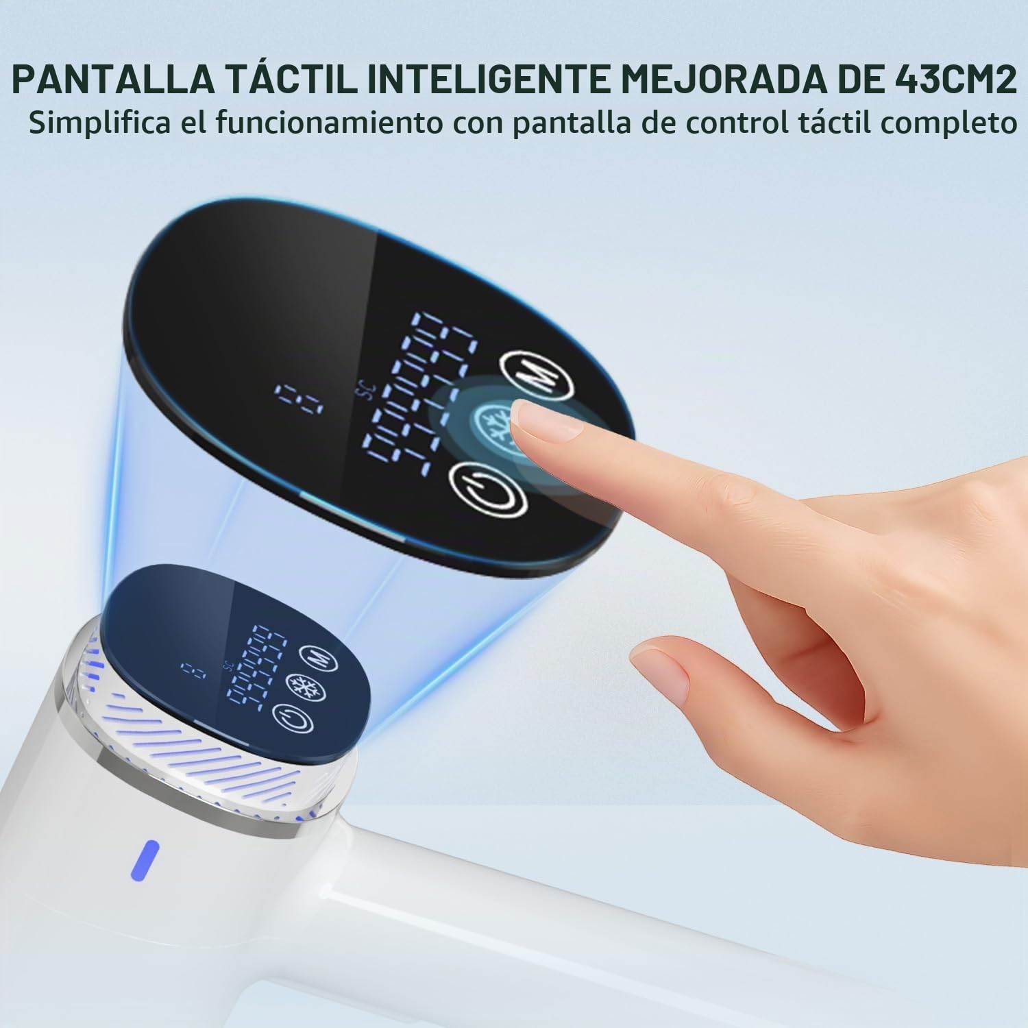 NALONE 22J Depiladora Laser IPL con Pantalla Táctil, 4 en 1 HR/SC/BT/RA | Depiladora Luz Pulsada 10 Potencias, para Mujeres y Hombres, Uso en Casa, Rostro, Cuerpo y Axilas