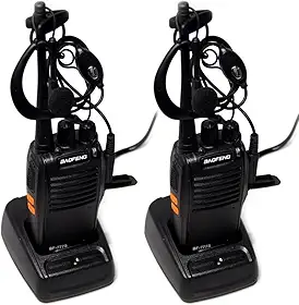 Kit 4 Radios Comunicador Walk Talk Baofeng Bf-777s + Fone