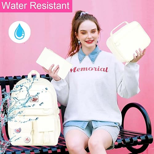 Miniatura 2 de CCJPX Mochila para niñas, mochila escolar para laptop de 16 pulgadas, mochila universitaria, mochila antirrobo para adolescentes, niñas, estudiantes