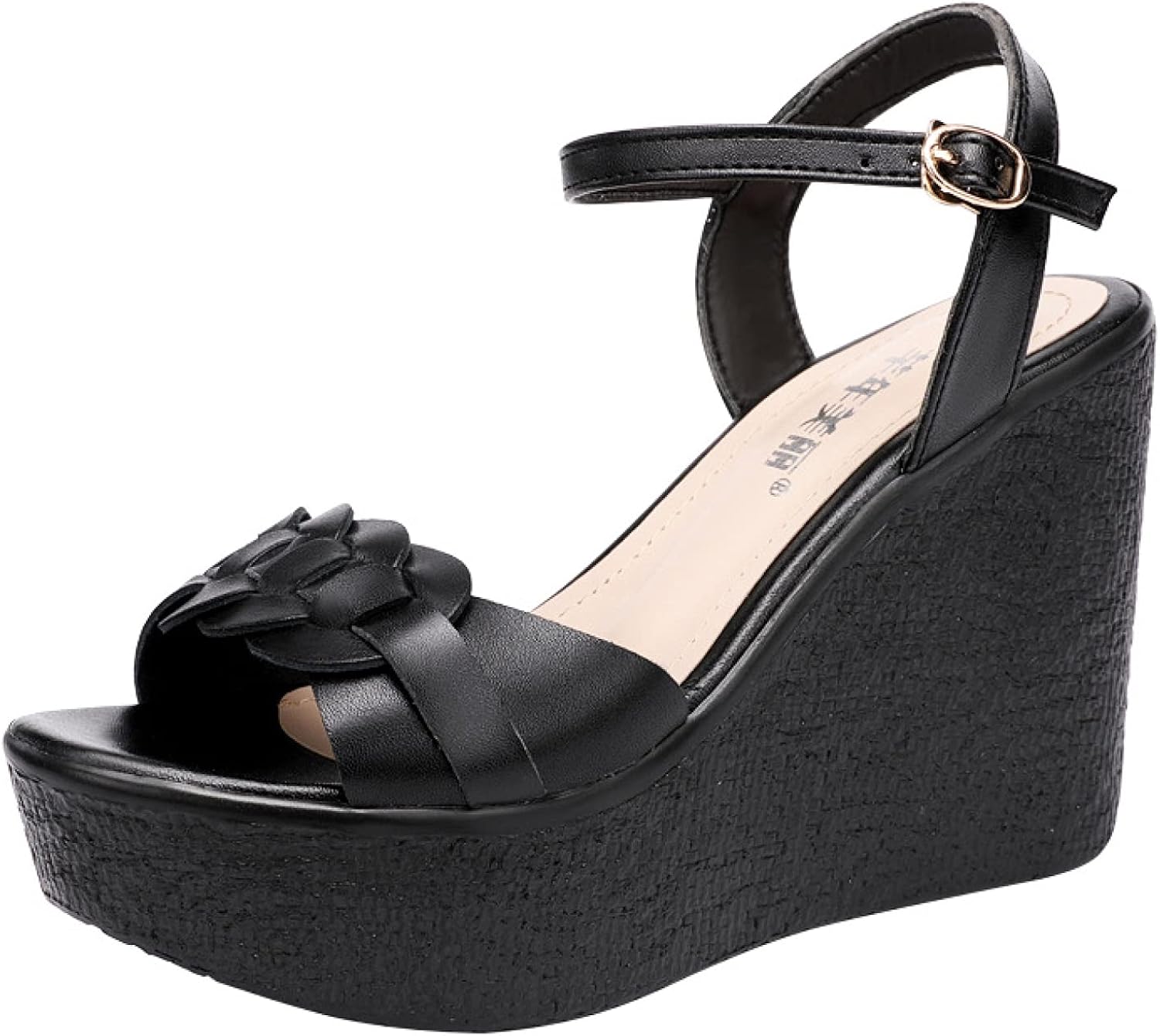 Amazon.com | Womens Shoes Wedges Fashion Adjustable Ankle Buckle Sandals Ladies Casual Comfy 