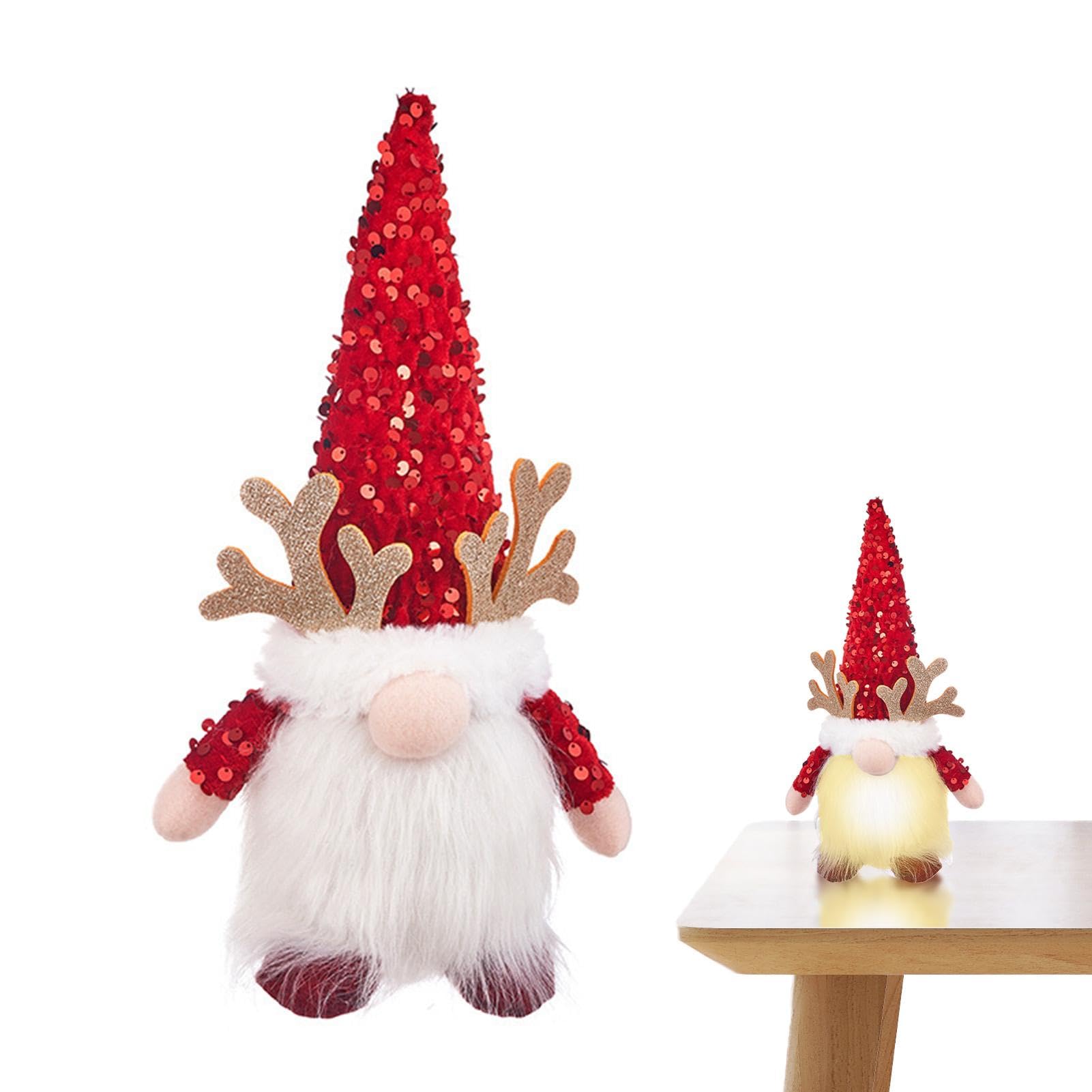 Amazon.co.jp: Jubepk ノーム サンタ、枝角 サンタクロース ドワーフ