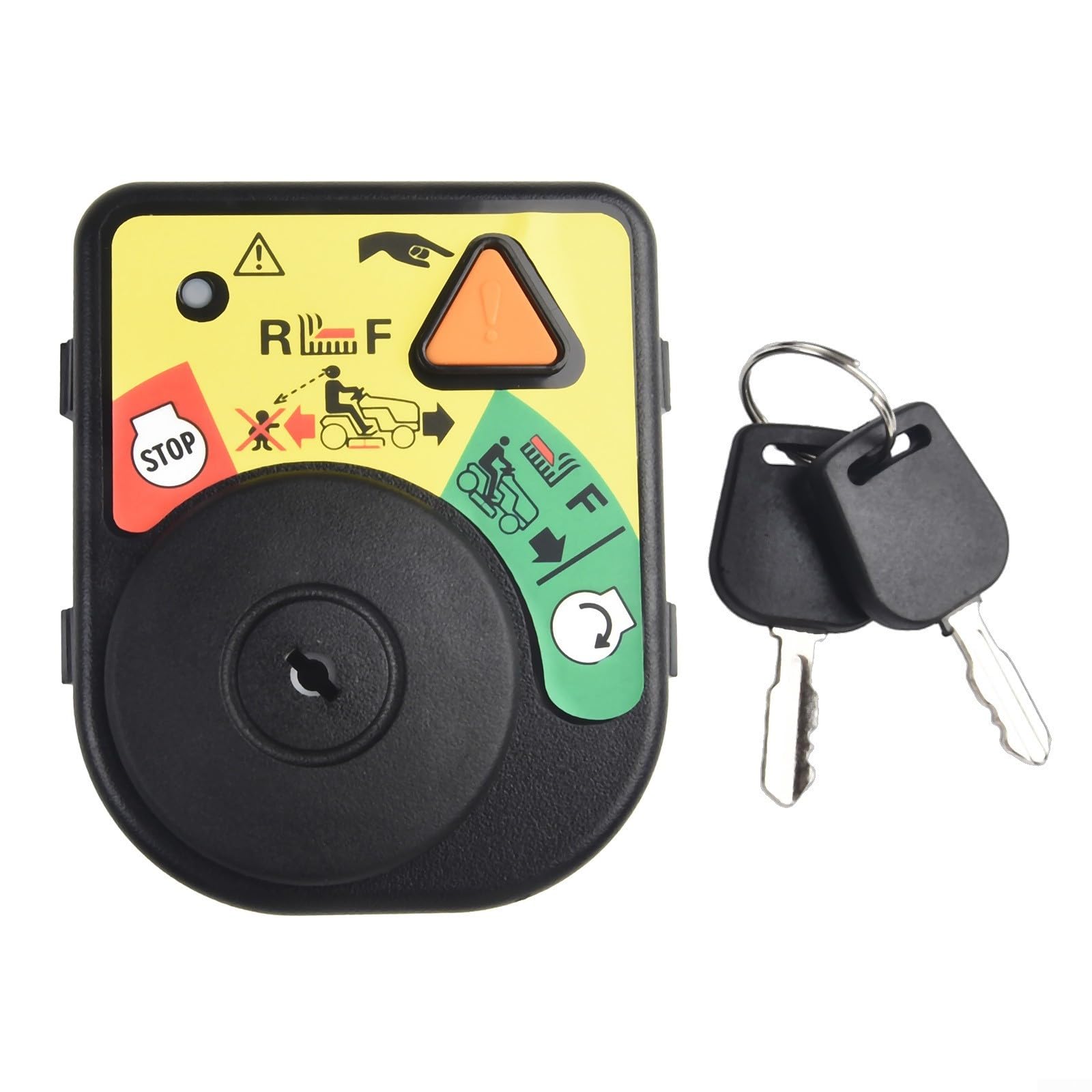 Interruttori di accensione tosaerba Interruttore di avviamento trattore da prato Interruttore di accensione e kit chiave per tosaerba 725-04227 725-06119 con 2 chiavi per tosaerba C-adet