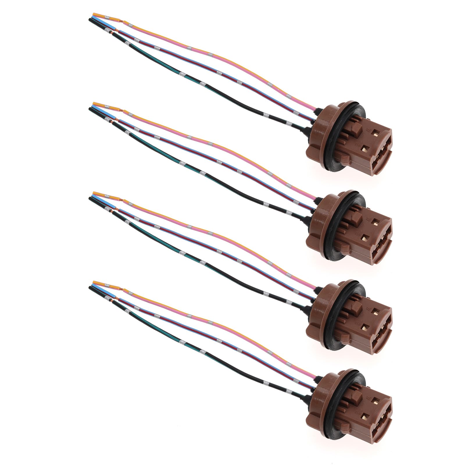 Create idea 4Pcs T20 7443 Car Light Bulb Sockets Replacement Light ...