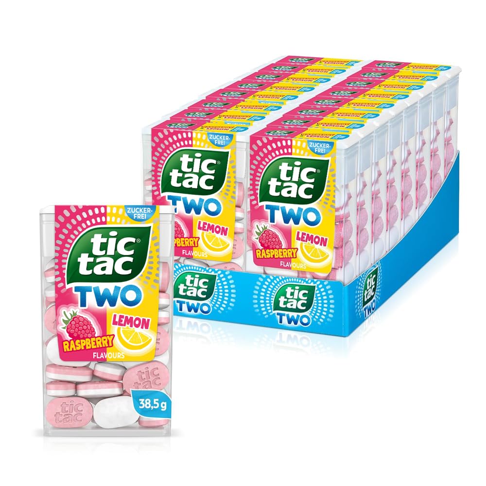 tic tac TWO Raspberry & Lemon - 16x 38,5g Packungen