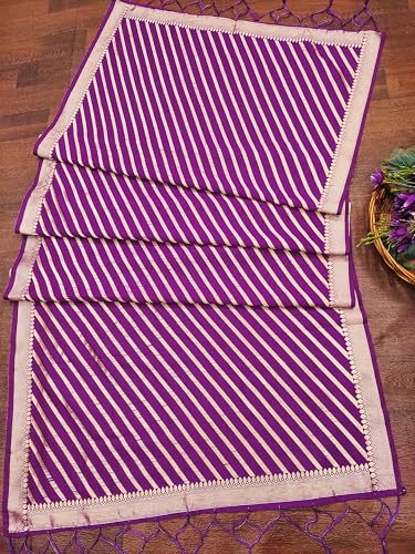 Image of DEVANGI Women's Banarasi Silk Unstitched Salwar Suit Dress Material With Dupatta