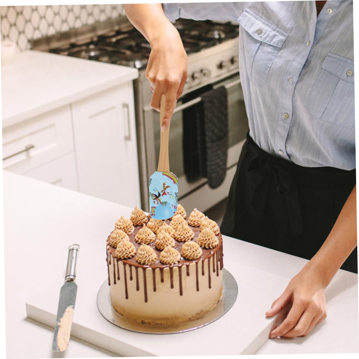 LABRIMP 20piezas Espátulas Para Hornear Ergonómicas De Cocina Utensilios Prácticos Para Postres y Repostería Adecuadas Para Navidad
