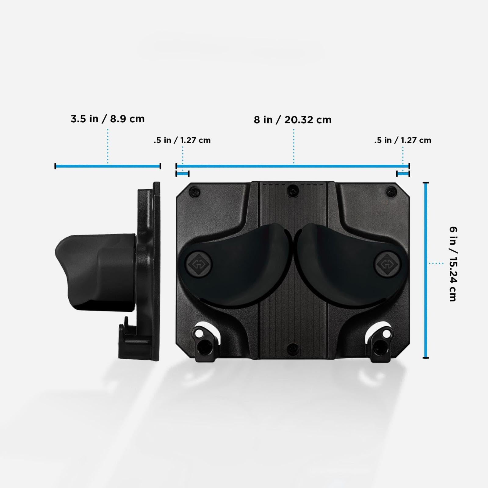 Vaveren Wall-Mounted Ski and Snowboard Storage Rack for Home and Garage