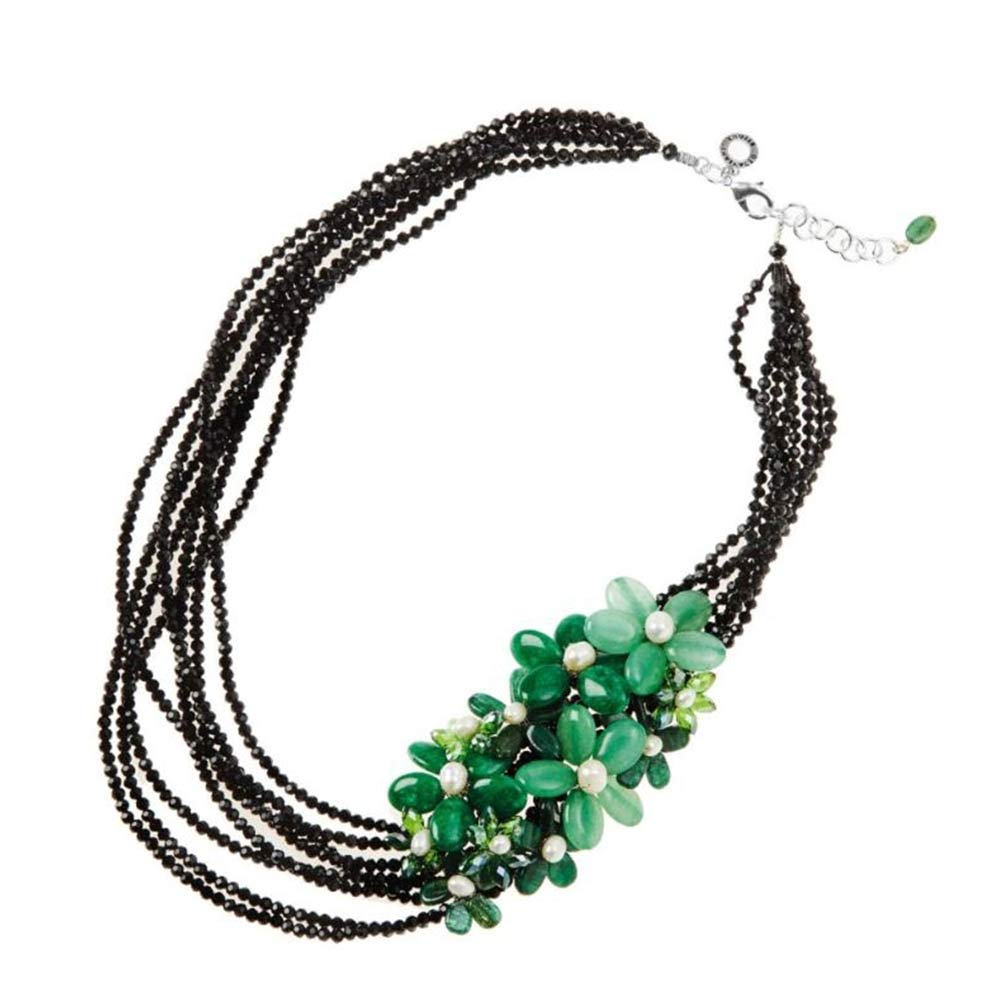 OTTAVIANI BIJOUX Ladies Necklace with Pearls and Crystals 500533C