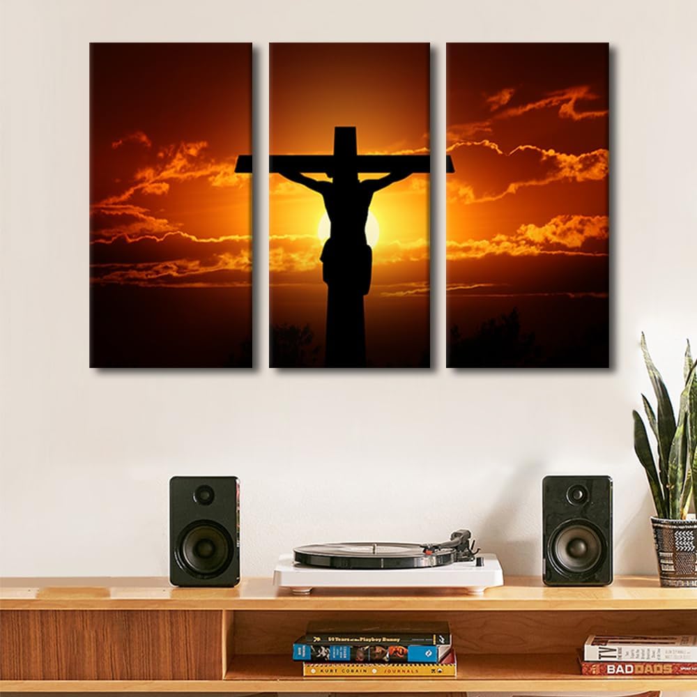 Amazon.com: TUMOVO 3 Pieces Jesus Christ Modern Home Decor Redeemer ...