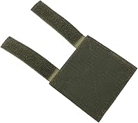Vista 5 de 2 paneles de parches Molle de gancho y bucle de 4 x 4 pulgadas para tablero de exhibición de insignias e insignias (verde militar)