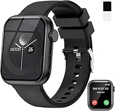 zaisia Smartwatch for Men and Women, 1.85 Inches Smartwatch with Call/Answer, Multiple Sport Modes with Pedometer/Sleep/Heart Rate Monitor, IP68 Smart Watch for Andorid iOS