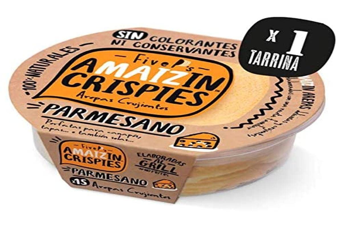 Amaizin Crispies Parmesano 15 Unidades 72 g