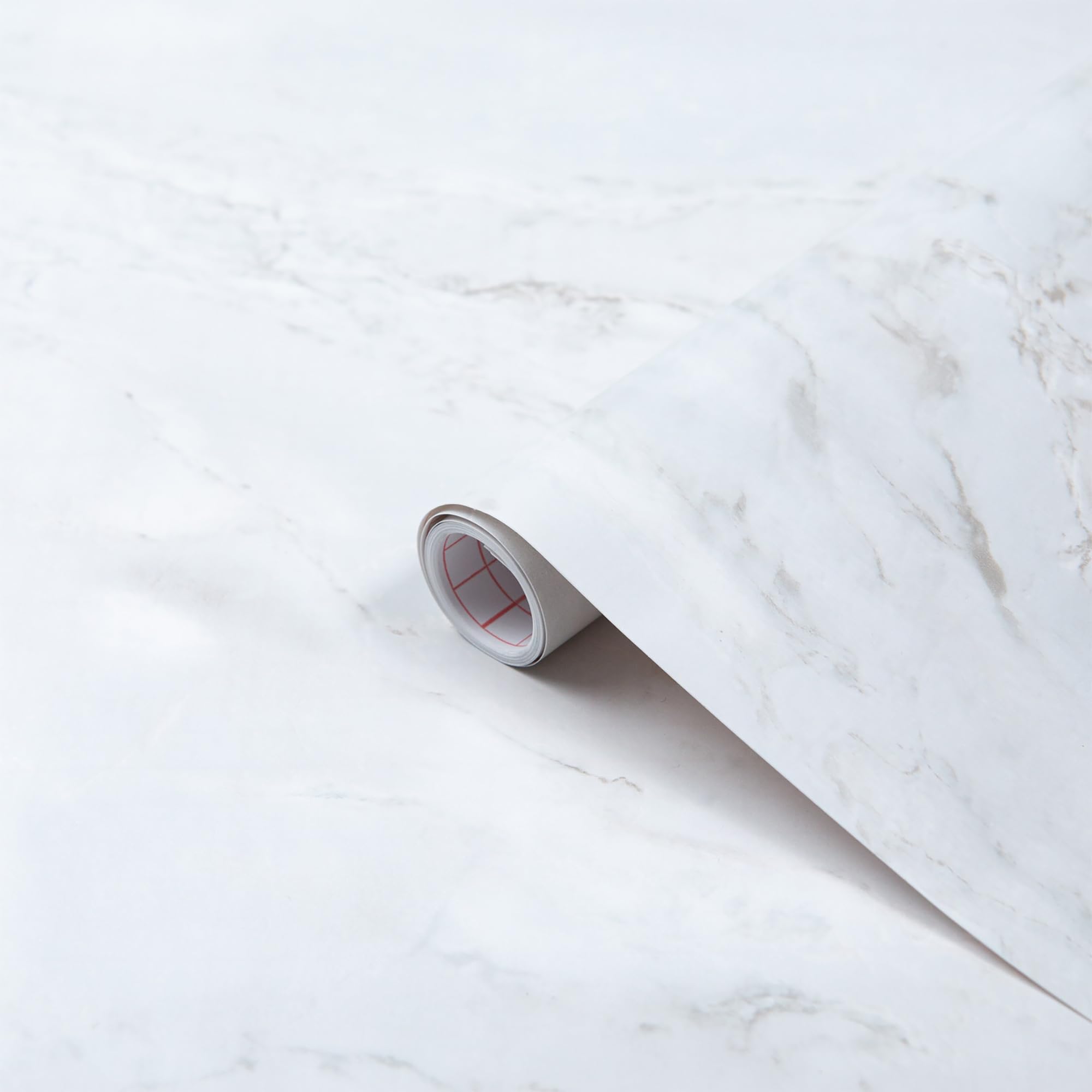 Vinyl Warehouse.co.uk White Vinyl Warehouse 15M X 67Cm D-C-Fix Romeo Matt /Grey Marble Sticky Back Vinyl Furniture & Kitchen Wrap (200-8295)