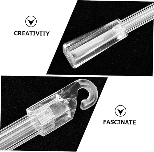 Miniatura 7 de Varita de repuesto veneciana para cortinero de repuesto para cortinero de repuesto, varilla inclinable transparente, piezas de ciego, mini persianas