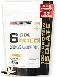 Whey Protein Isolado Six Gold Baunilha 2kg - Bodybuilders
