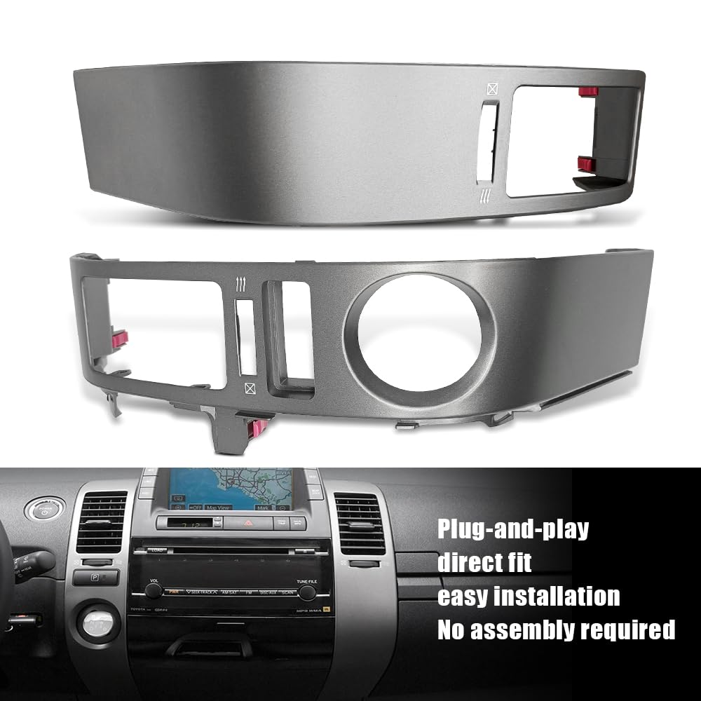Air Vent Panel Trim 2Pcs Fit for Toyota Prius 1.5L 2004-2009