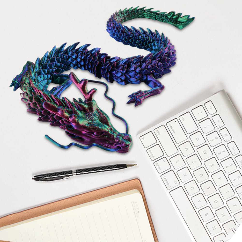 Amazon.co.jp: TBOLINE 3Dプリントドラゴン、17.7インチ クリスタル