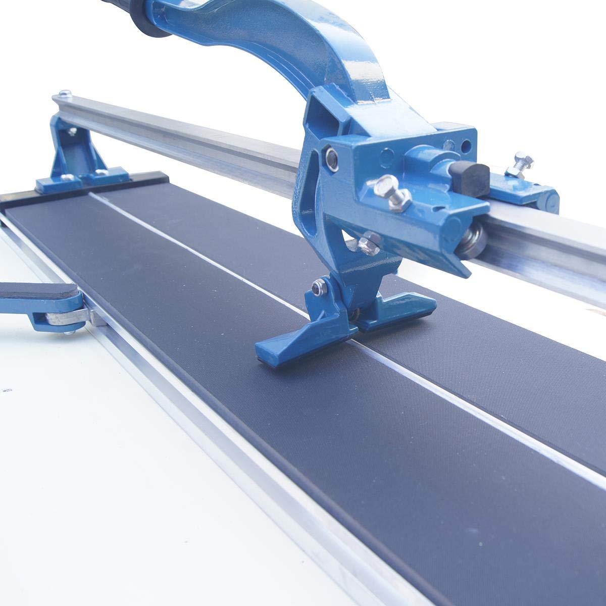 KATSU 800mm Manuelle Fliesenschneider Professioneller mit Einzelschiene und Laserführung, Aluminiumbasis, zum Präzisionsschneiden von Porzellanfliesen Keramik 347753