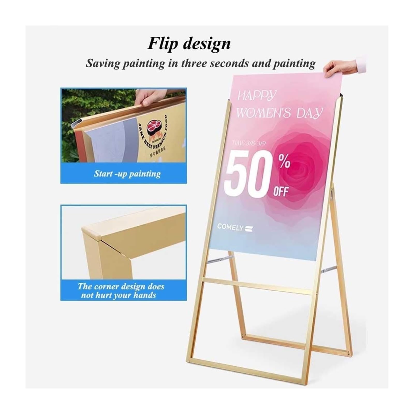 INSEGNA IN CARTONGESSO Mini Etichette Per Piante Cavalletti Superiori - Foto 4