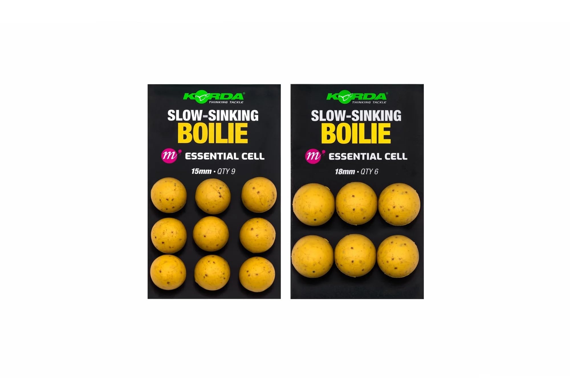 Korda Imitazione di boilie a lento affondamento delle cellule essenziali, prezzo per confezione