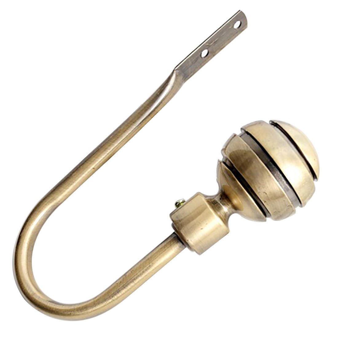 BeFur Curtain Ball Holdbacks Set Of 2 Metal Ball Curtain Tieback U Style Metal Tie Holder Hook