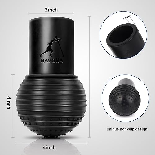 Miniatura 2 de Navona Accesorio Landmine para Barra, Landmine de Barra de 2 pulgadas, Resistente y Fácil de Usar con Rotación de 360 - para Press, Remo, Rotar,