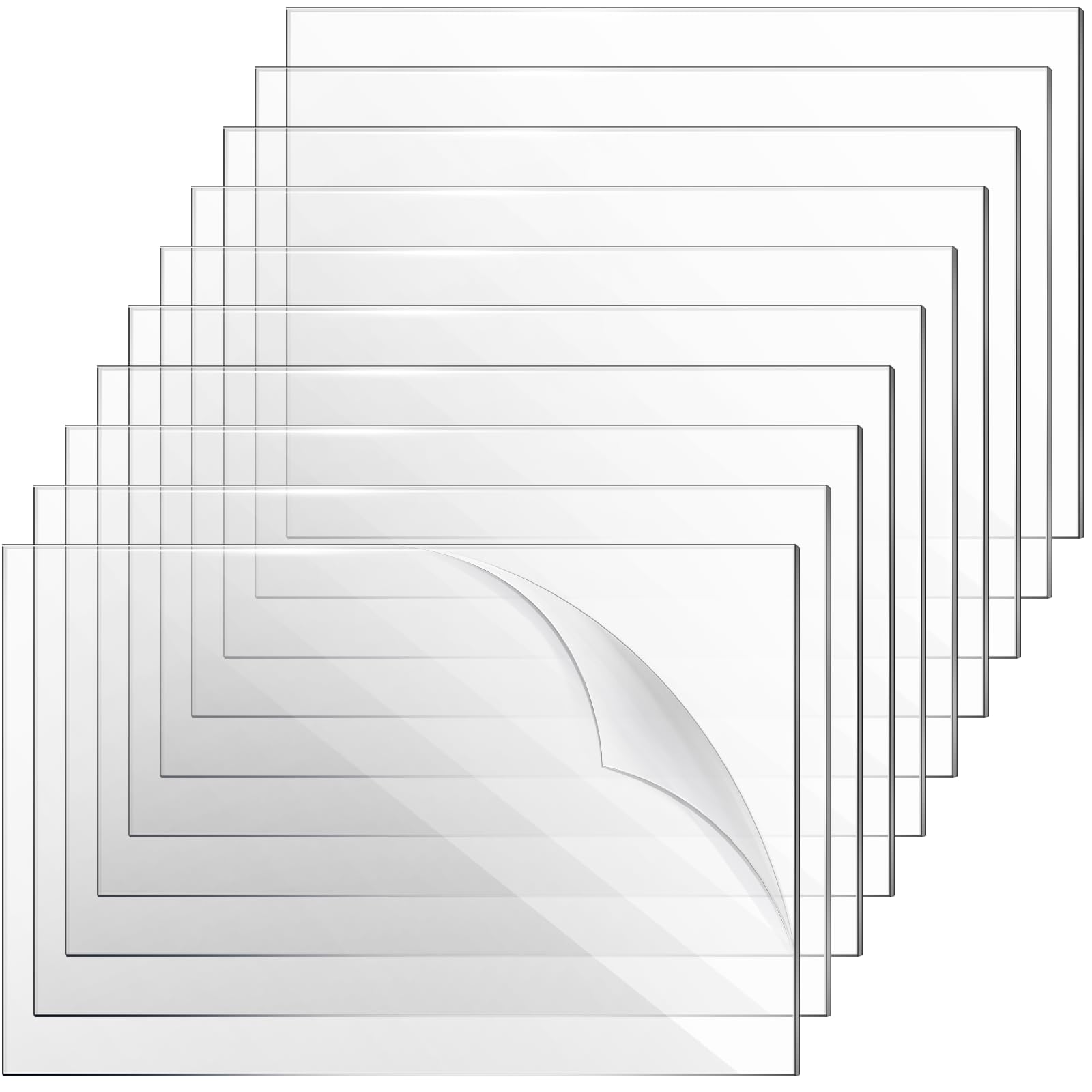 Buy Wesiti 24" x 36" Clear Acrylic Sheets PET Sheets Durable