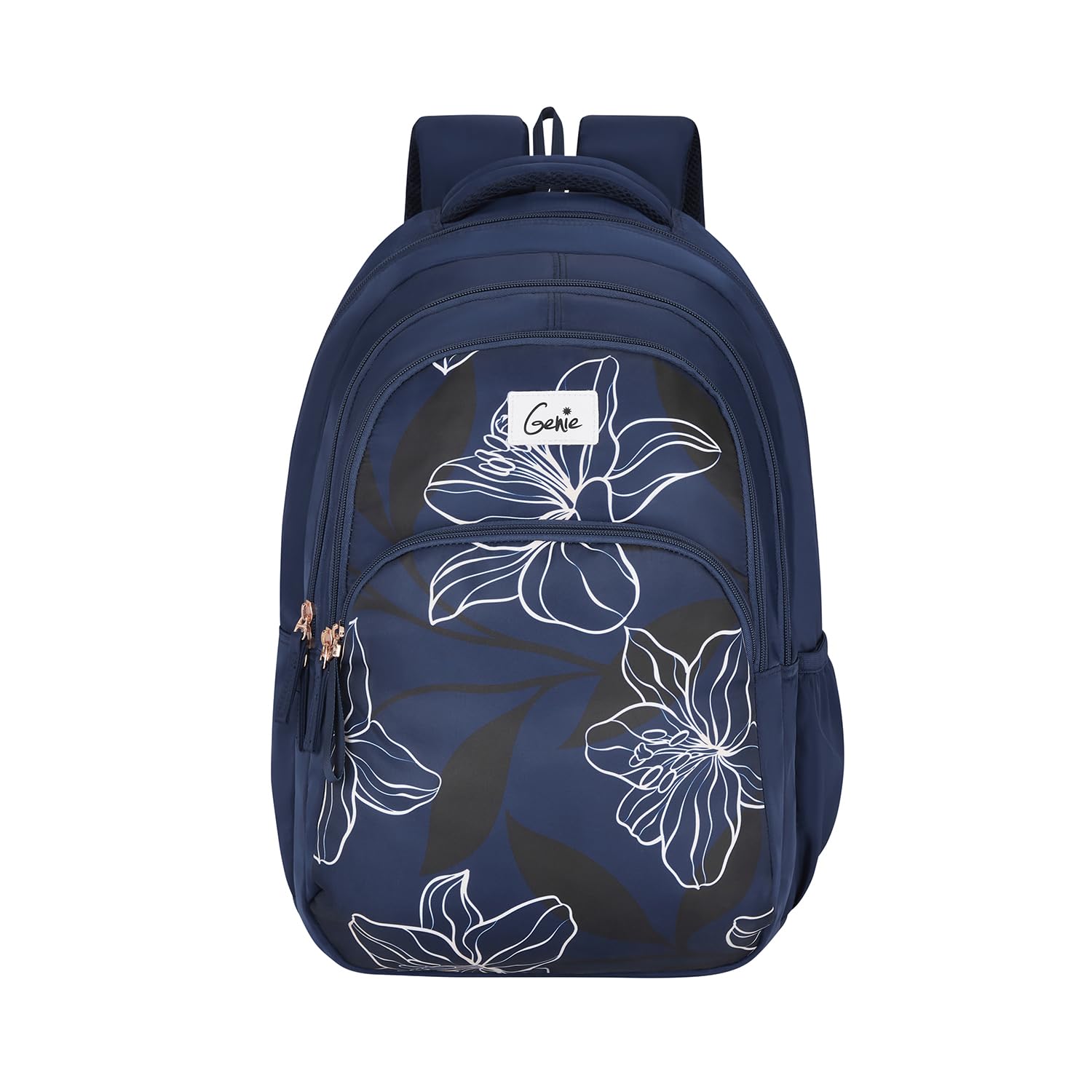 Genie Radiant Laptop Backpack for Women, 3 Compartments, 19" Stylish and Trendy College Bags for Girls, Water Resistant and Lightweight Bags for Office and Travelling Purpose, 36 Liters, Navy Blue (B0CW2WCRVC) Amazon Price History, Amazon Price Tracker