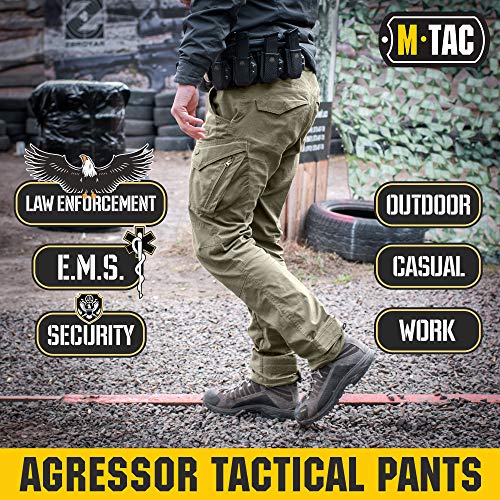 Image of M-Tac Aggressor Flex - Tactical Pants - Men Cotton with Cargo Pockets