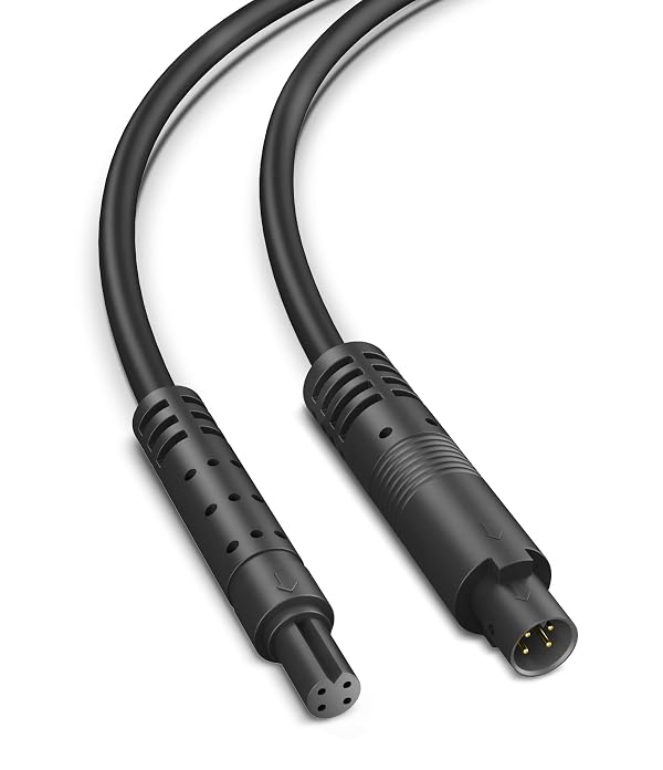 YQMAJIM 4Pin Backup Camera Extension Cable, (25Ft 4P) Pure Copper Thicker Shield Dash Cam Rear View Camera Extension Cord, Mirror Dashcam RearCamera Extension Cable, ReverseCamera Extension Wire by YQMAJIM - Used condition - US$13.59